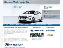 Tablet Screenshot of garageverbrugge.nl